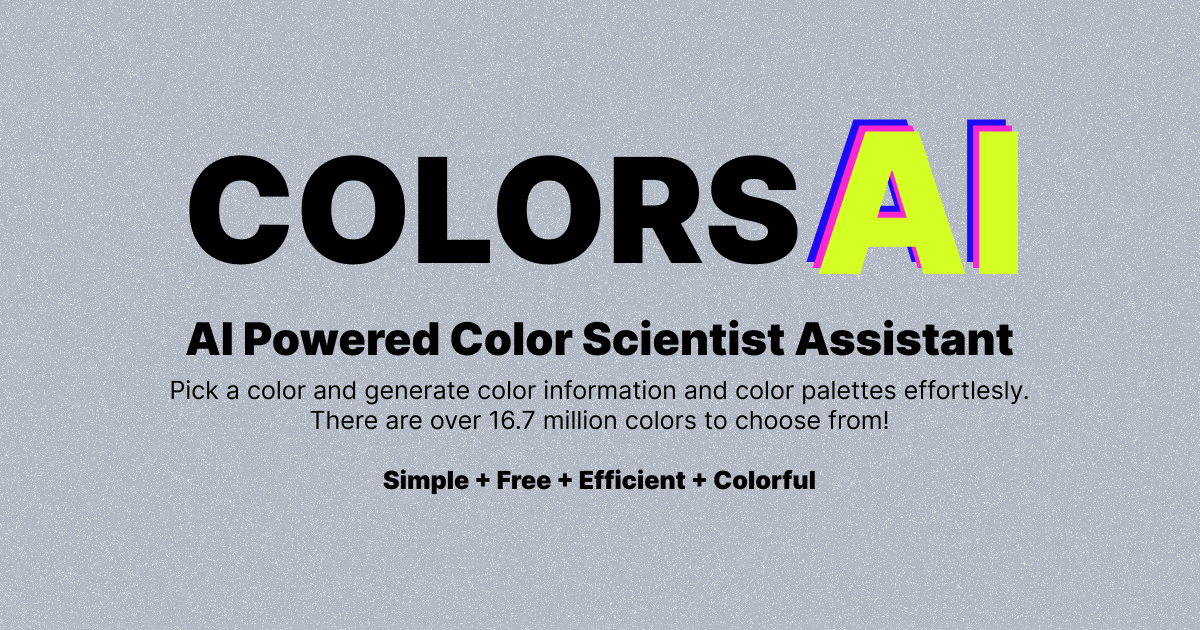 Colors AI by Eric David Smith