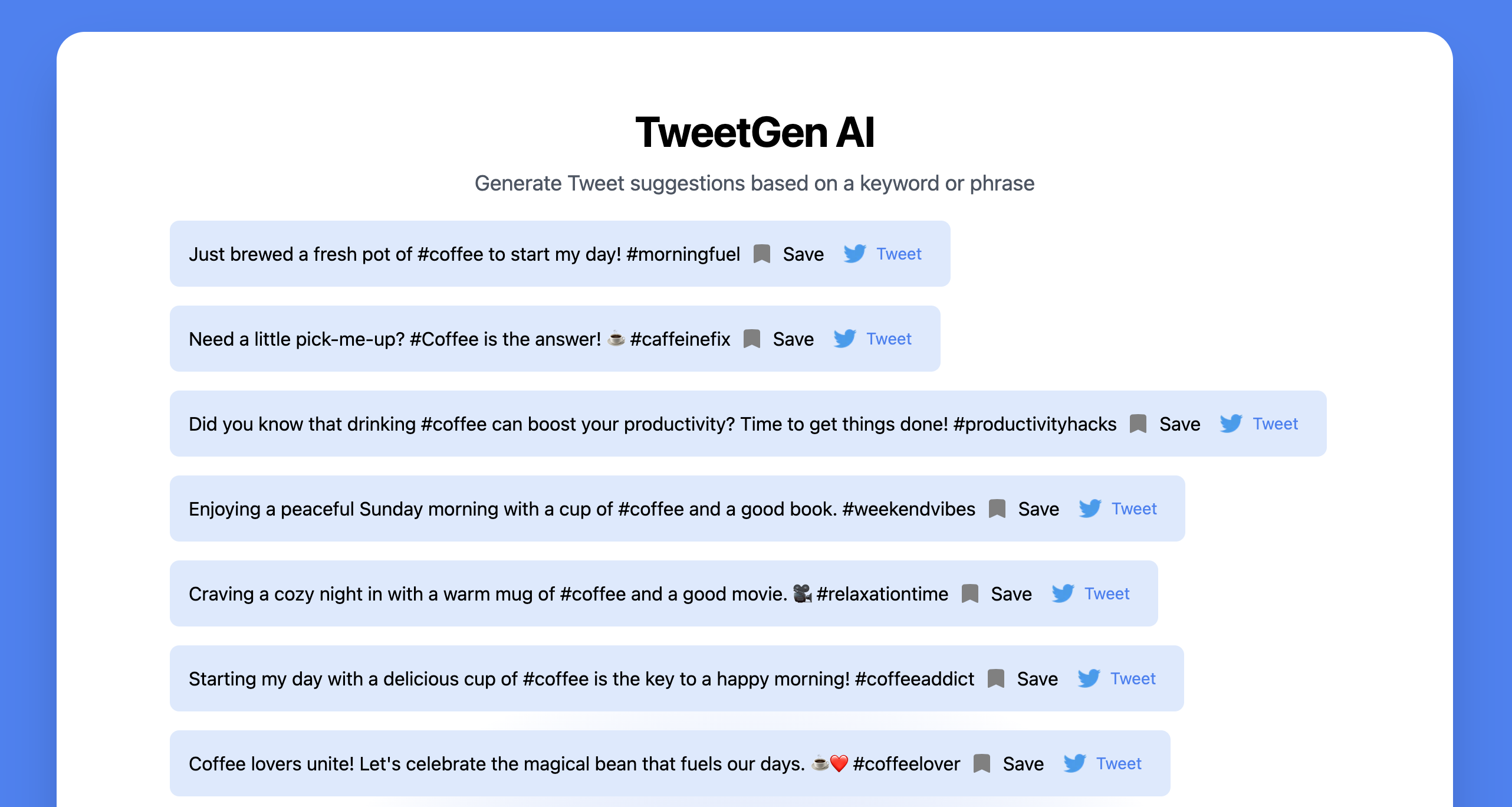 TweetGen AI - Transform Your Twitter Engagement with Artificial Intelligence