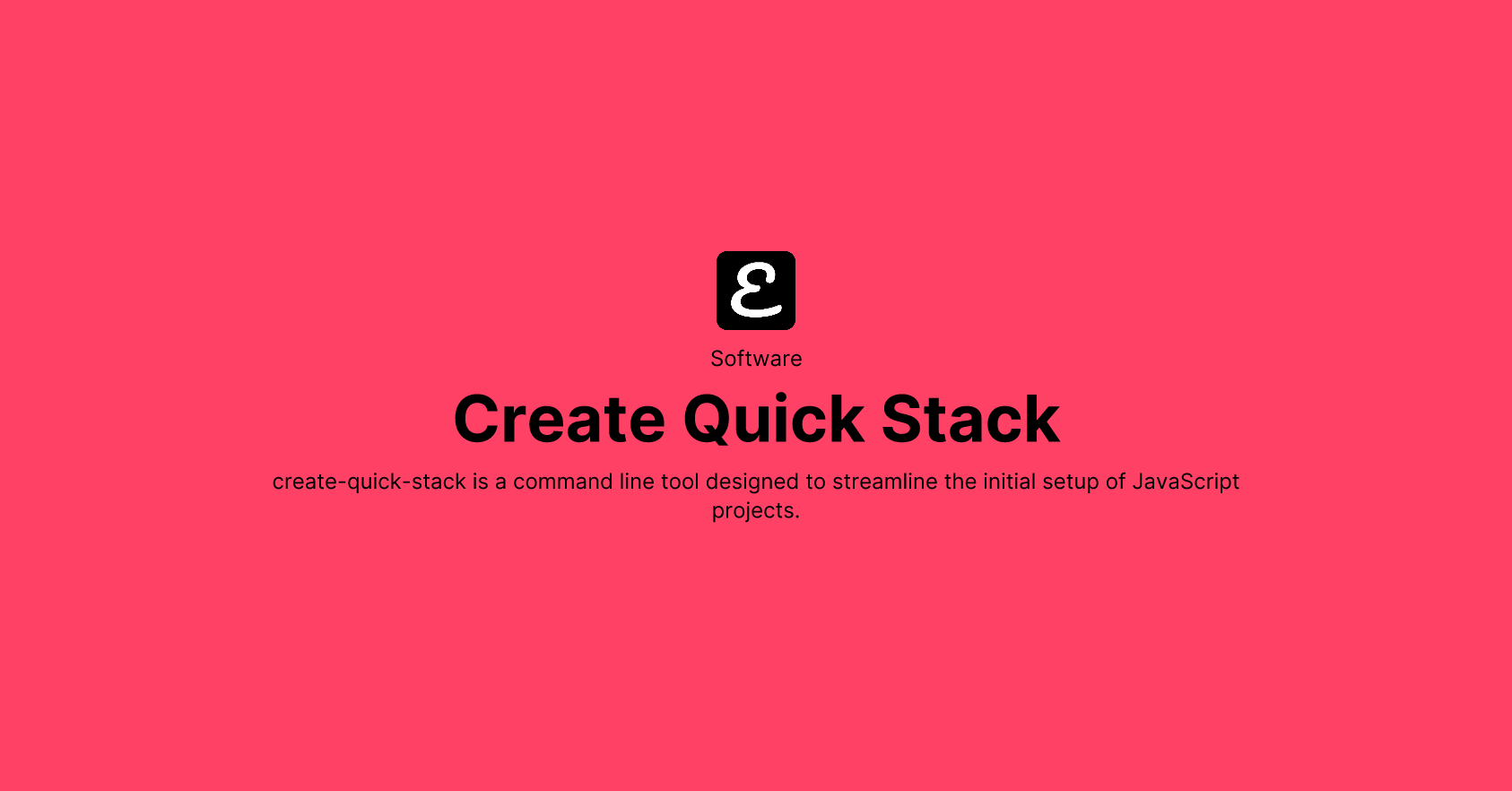 Create Quick Stack by Eric David Smith