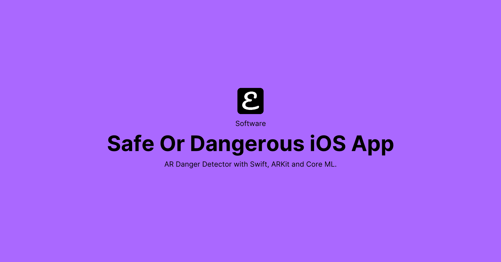 Safe Or Dangerous iOS App by Eric David Smith